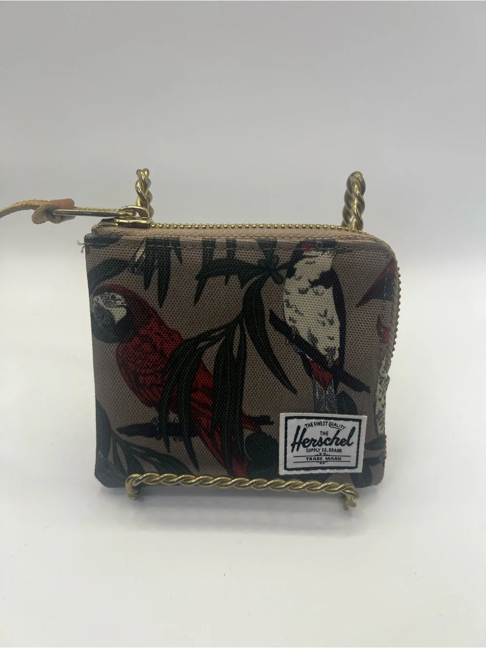Herschel Supply Co. Johnny Zip Wallet Birds of Herschel Parrot Tropical Pouch